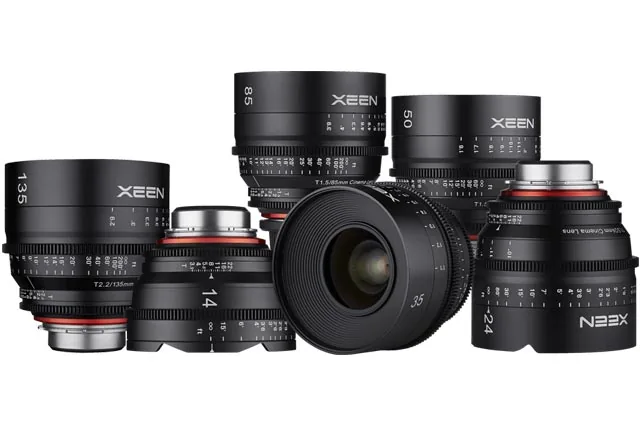 Alquiler de SET OPTICAS SAMYANG XEEN en Malva