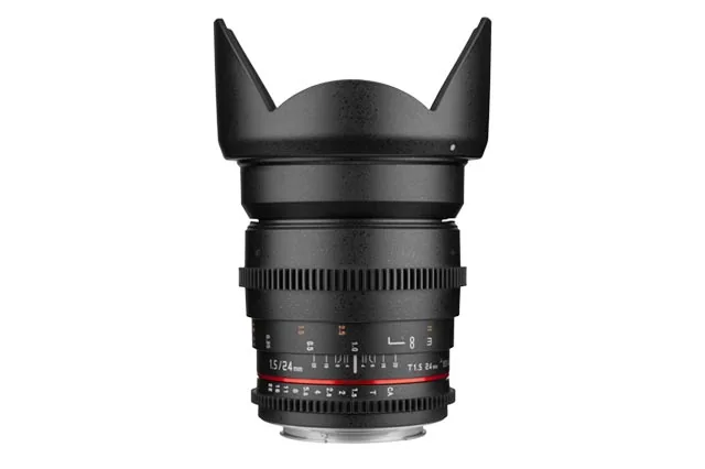 Alquiler de Samyang 24 mm f 1.5 Montura E en Malva