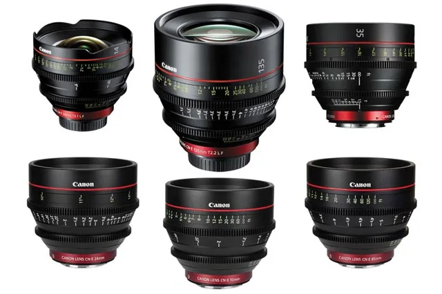 Alquiler de Canon Cine Prime EF en Malva